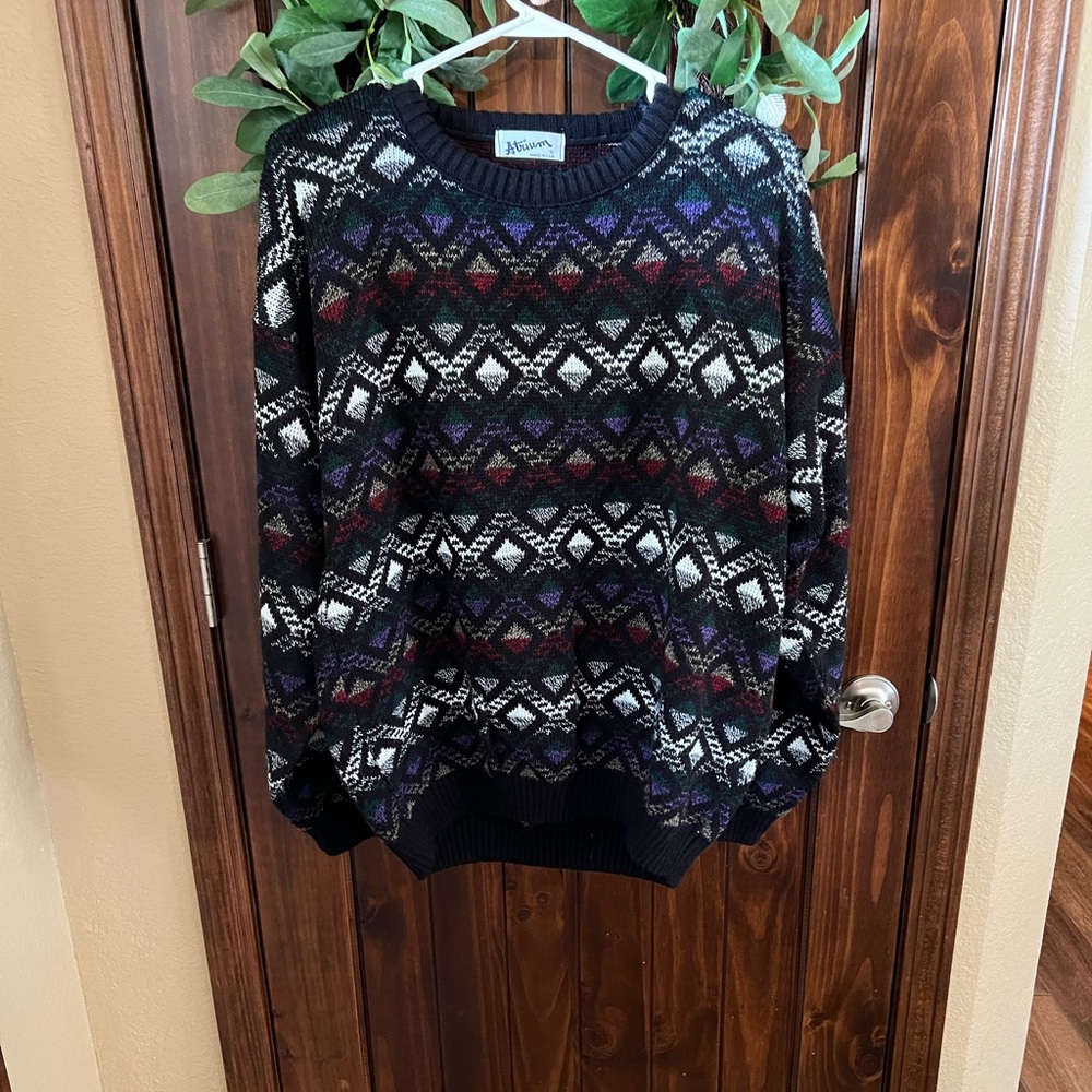 Vintage Atrium Geometric Sweater